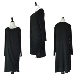 New Apt 9 Sheath T Shirt Knit Dress Women 1X Faux Wrap Party Shimmer Evening